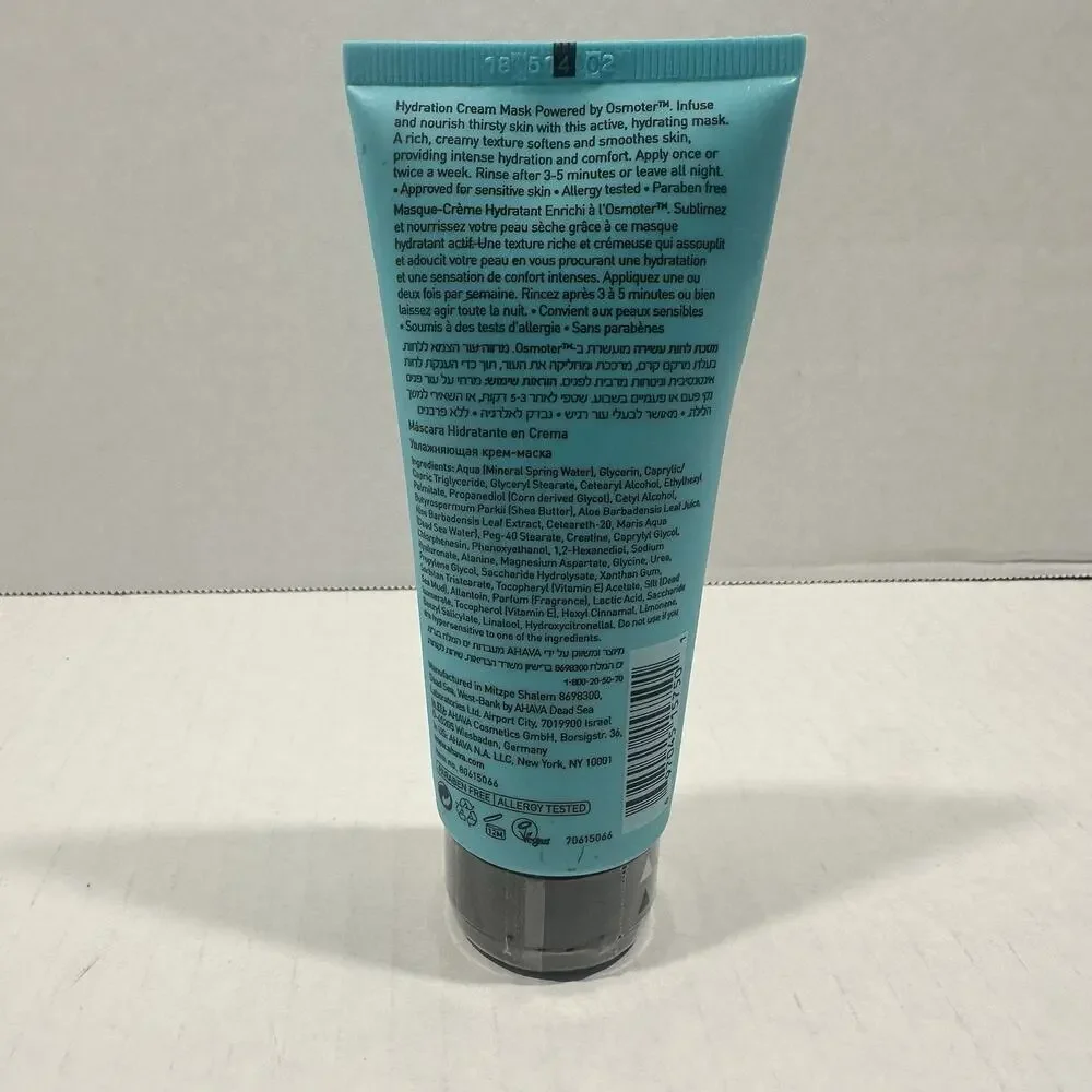 AHAVA Hydration Cream Mask Full Size 3.4 fl oz./100 ml - New